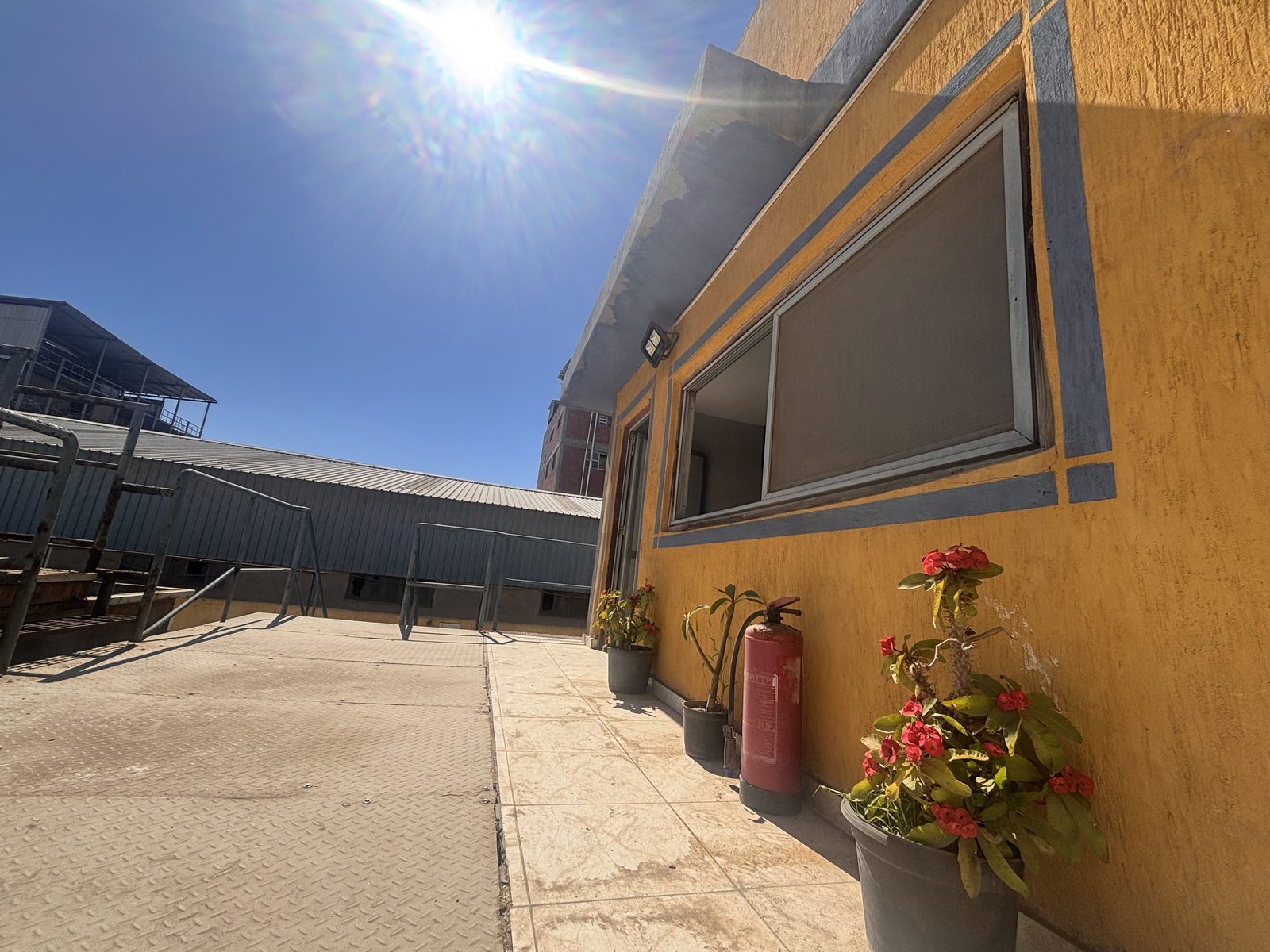 ICC facility courtyard