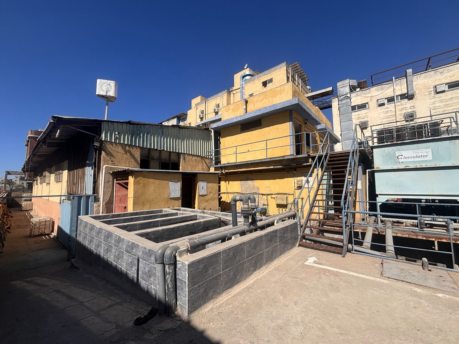 ICC treatment process equipment and storage facility